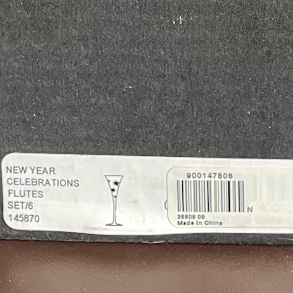 Marquis by Waterford New Celebration Flute Set of 6 - Picture 8 of 9